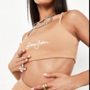 Missguided Sean John x Missguided Rib Elastic Super Bralette